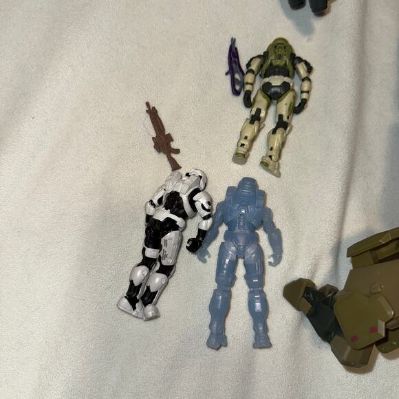 Halo Mantis Mech Figures Spartan Eva Master Chief Camo Brute Tovarus Hyperius - Picture 4 of 6